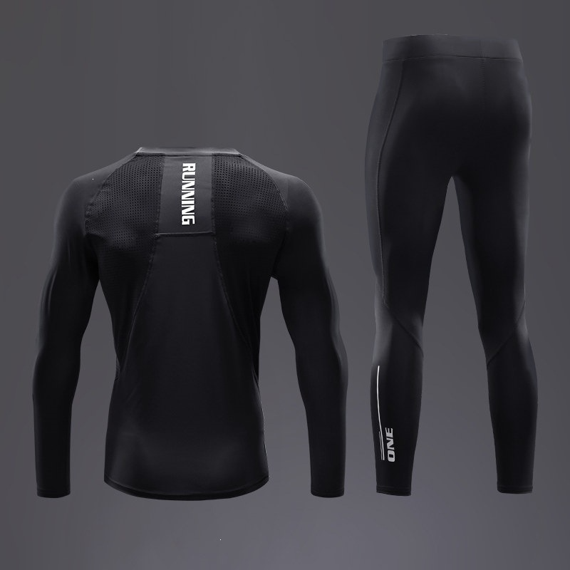 Compression Long Pant - بدلة رياضية رجالية سريعة الجفاف مع
