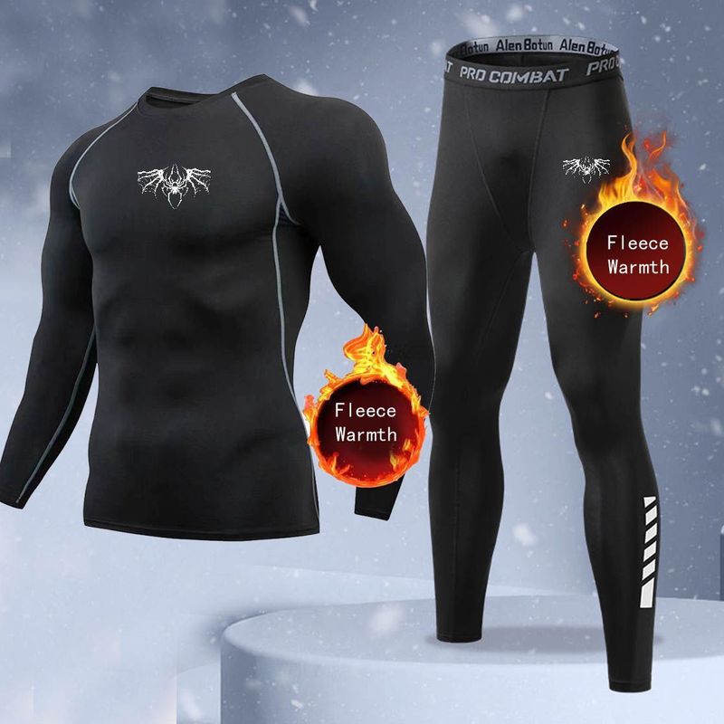 Thermal Long John - طقم ملابس داخلية شتوية دافئة للرجال