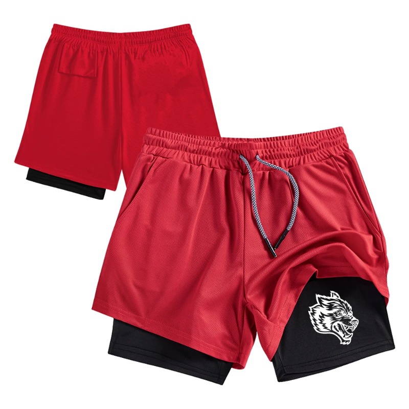 شورت رياضي رجالي بطبقة مزدوجة  - مراجعة Compression Shorts Athletes وسعره