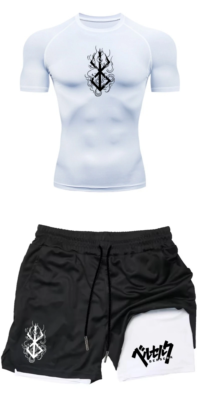 طقم رياضي صيفي للرجال للتدريب  - مراجعة Compression Shorts Athletes وسعره