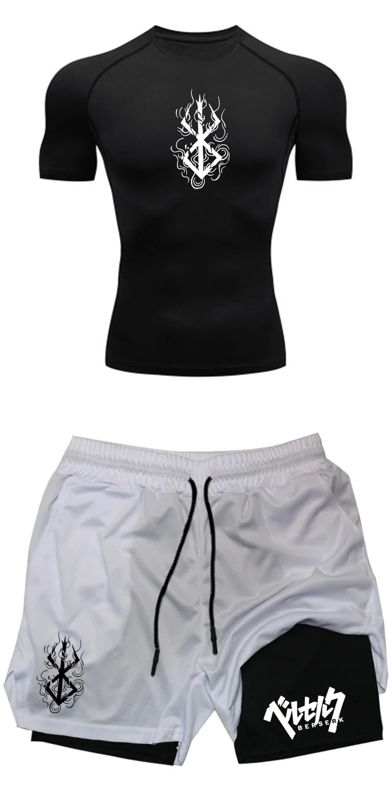 طقم رياضي صيفي للرجال للتدريب  - مراجعة Compression Shorts Athletes وسعره