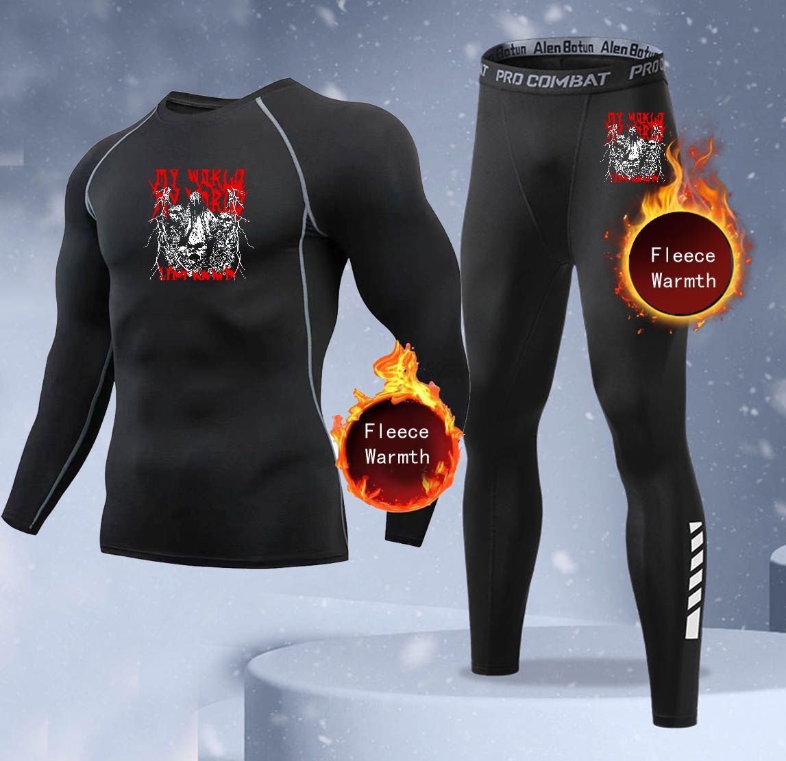 طقم ملابس داخلية شتوية دافئة ل - مراجعة Thermal Long John وسعره