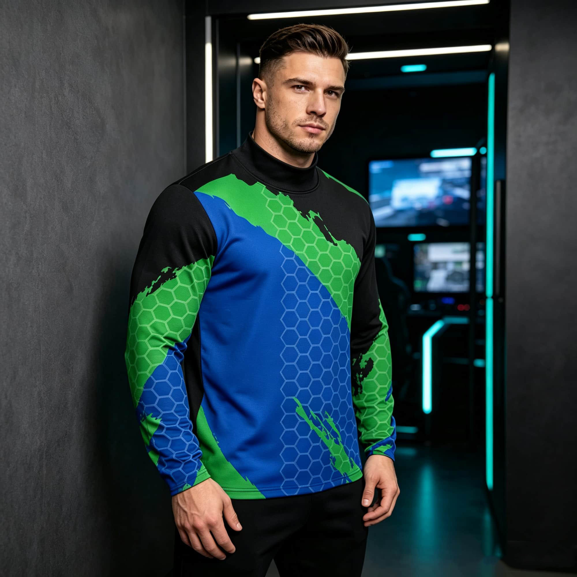 قميص رجالي بأكمام طويلة وياقة  - مراجعة Base Layer Top وسعره